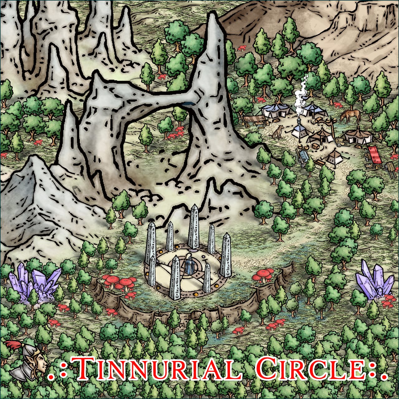 Nibirum Map: tinnurial circle by Ricko Hasche